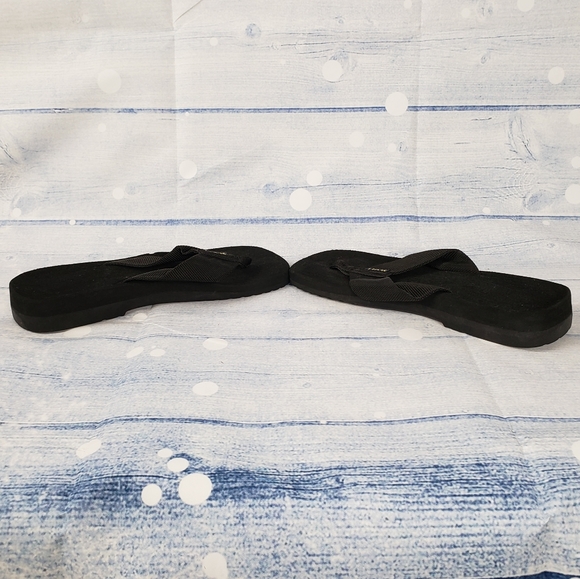 Scott Wahine from Hawaii, New Flipflops.Ladies sz 8. All black easy to rinse off - Picture 7 of 9